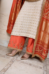 Gajni Silk Kamdani Ensemble - Parniyaan-clothing