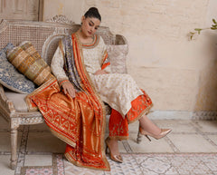 Gajni Silk Kamdani Ensemble - Parniyaan-clothing