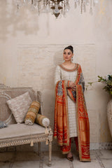 Gajni Silk Kamdani Ensemble - Parniyaan-clothing