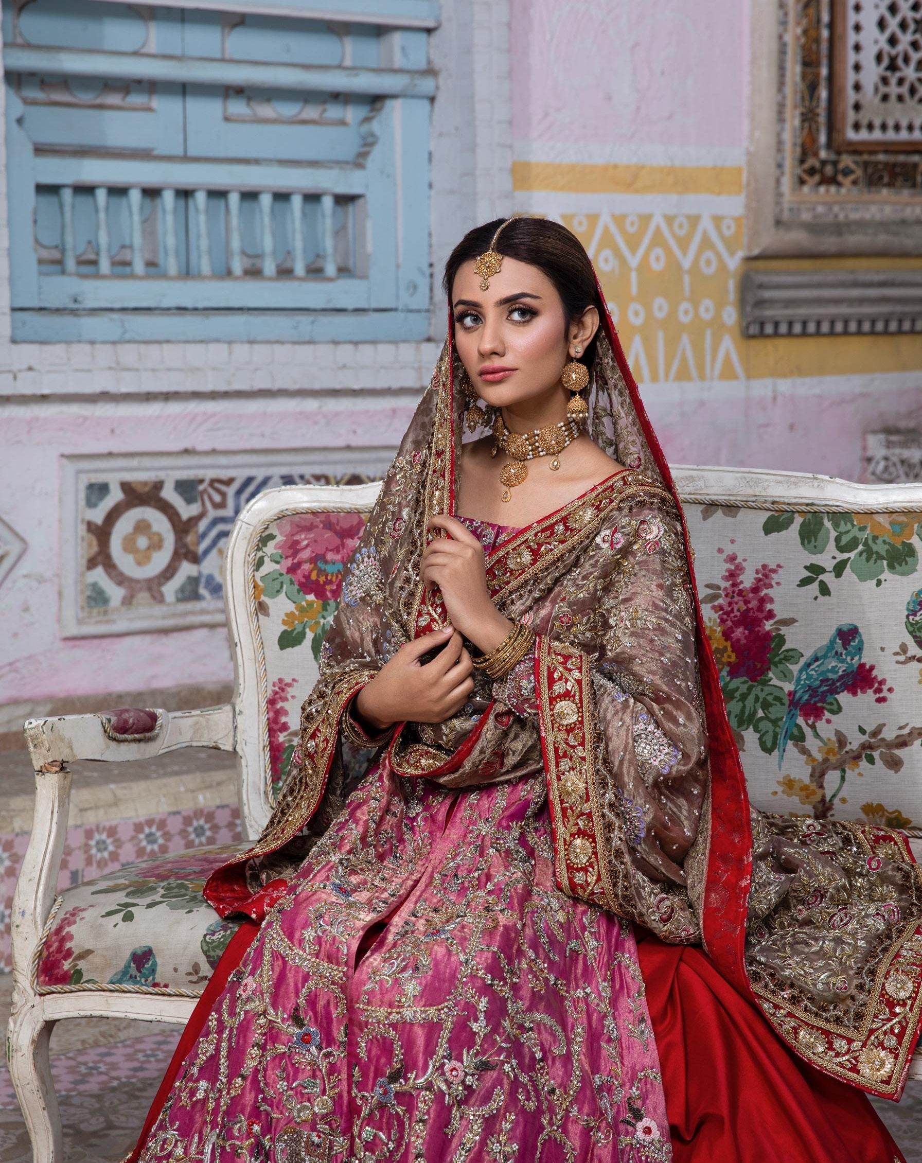 Pink Bridal - Parniyaan-clothing