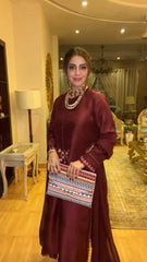 Burgundy Bliss - Parniyaan-clothing