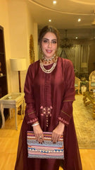 Burgundy Bliss - Parniyaan-clothing