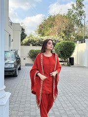 Crimson Pashmina