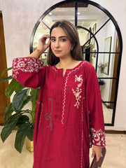 Pure Khaddi Loom Silk Suit
