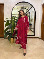 Pure Khaddi Loom Silk Suit