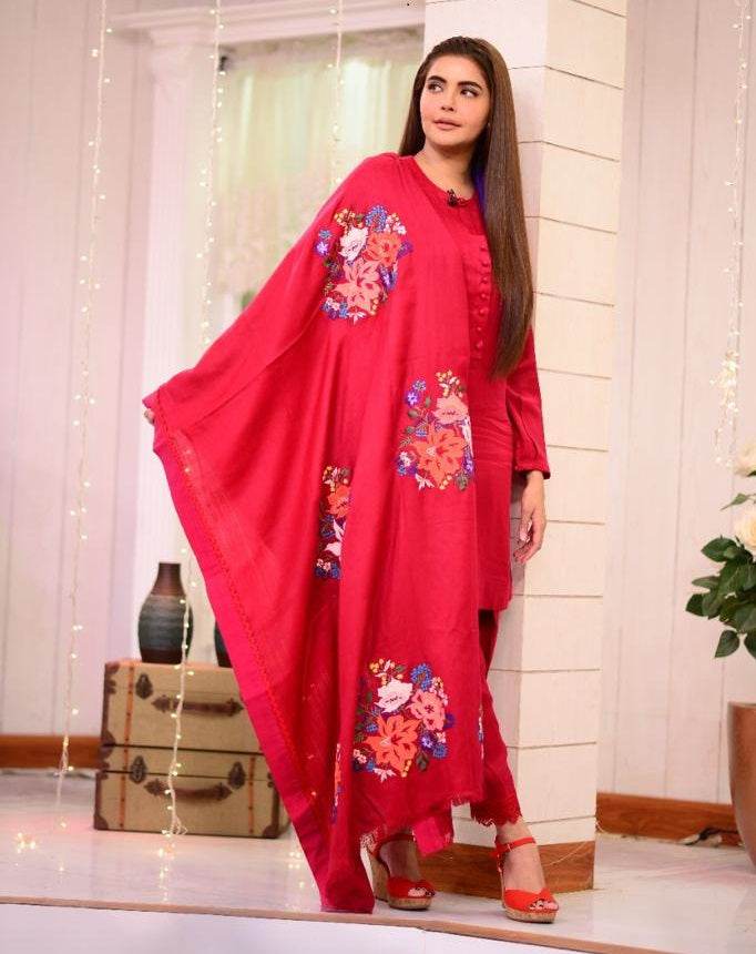 Red Rush-Winter Palette - Parniyaan-clothing