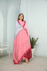 Pink embroider Kurta Shalwaar - Parniyaan-clothing