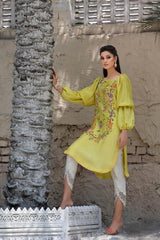 Yellow Kurta - Parniyaan-clothing