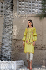 Yellow Kurta - Parniyaan-clothing