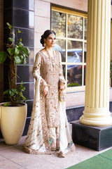Birdcage Romance Ivory Ensemble - Parniyaan-clothing