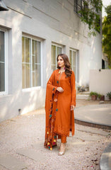 brown dress - Parniyaan-clothing
