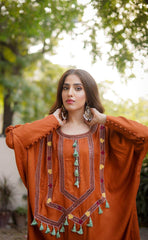 orange dress 2 - Parniyaan-clothing
