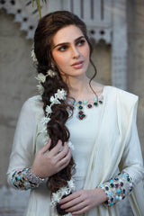 Ivory Sari Design - Parniyaan-clothing