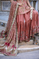 Rose Gold Bridal (Whatsapp for price and other inquiries) - Parniyaan-clothing