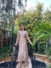 Honeycomb-floral brown - Parniyaan-clothing