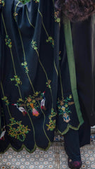 Jade Black - 3 PC - Parniyaan-clothing