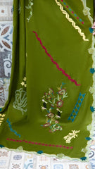 Olive Green - 3 PC - Parniyaan-clothing