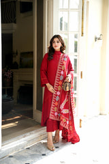 Crimson Red Pashmina