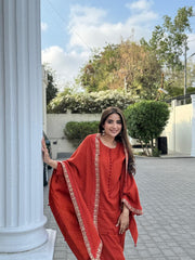 Crimson Pashmina